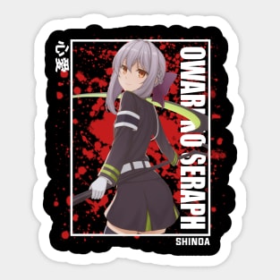 Shinoa Hiragi - Owari no Seraph Sticker